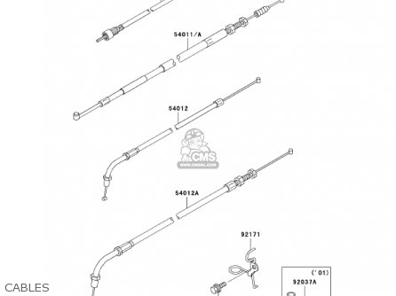 CABLES - KZ1000P20 POLICE 1000 2001 USA