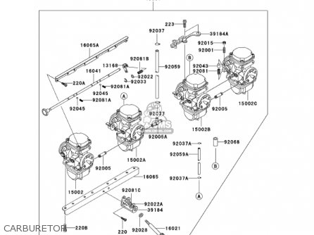 CARBURETOR - KZ1000P20 POLICE 1000 2001 USA
