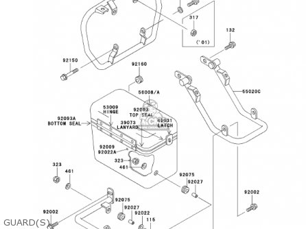 GUARD(S) - KZ1000P21 POLICE 1000 2002 USA