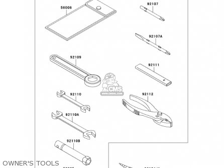 OWNER'S TOOLS - KZ1000P21 POLICE 1000 2002 USA