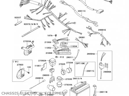 CHASSIS ELECTRICAL EQUIPMENT - KZ1000P21 POLICE 1000 2002 USA