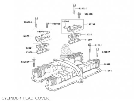 CYLINDER HEAD COVER - KZ1000P21 POLICE 1000 2002 USA