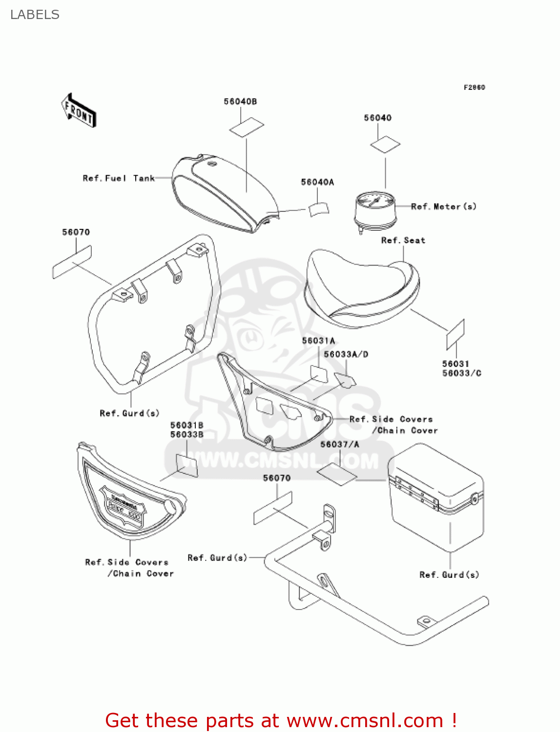 LABELS KZ1000P22 POLICE 1000 2003 USA