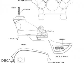 DECALS - KZ1000P22 POLICE 1000 2003 USA