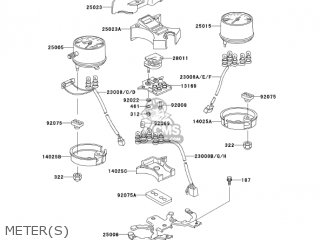 METER(S) - KZ1000P22 POLICE 1000 2003 USA