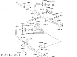 MUFFLER(S) - KZ1000P22 POLICE 1000 2003 USA