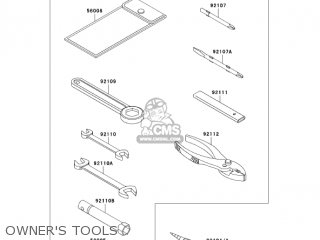 OWNER'S TOOLS - KZ1000P22 POLICE 1000 2003 USA