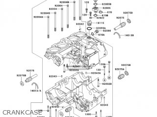 CRANKCASE - KZ1000P22 POLICE 1000 2003 USA