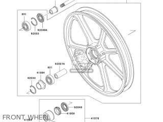 FRONT WHEEL - KZ1000P22 POLICE 1000 2003 USA