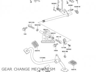 GEAR CHANGE MECHANISM - KZ1000P22 POLICE 1000 2003 USA