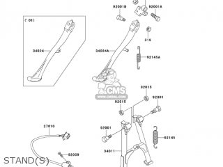 STAND(S) - KZ1000P22 POLICE 1000 2003 USA
