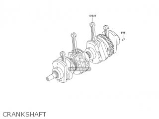 CRANKSHAFT - KZ1000P24 POLICE 1000 2005 USA