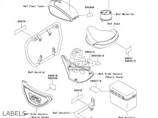 LABELS - KZ1000P24 POLICE 1000 2005 USA