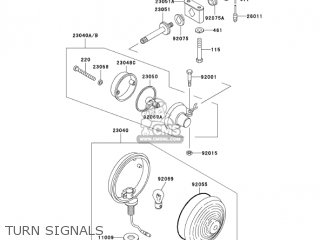 TURN SIGNALS - KZ1000P24 POLICE 1000 2005 USA