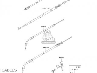 CABLES - KZ1000P24 POLICE 1000 2005 USA