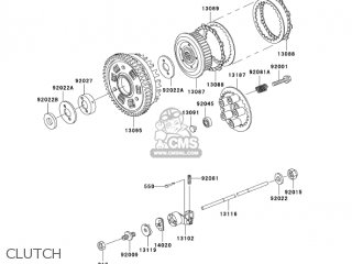 CLUTCH - KZ1000P24 POLICE 1000 2005 USA