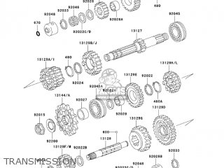 TRANSMISSION - KZ1000P24 POLICE 1000 2005 USA