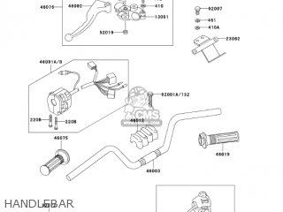 HANDLEBAR - KZ1000P24 POLICE 1000 2005 USA