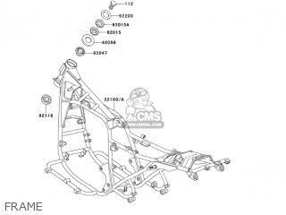 FRAME - KZ1000P24 POLICE 1000 2005 USA