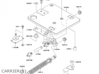 CARRIER(S) - KZ1000P24 POLICE 1000 2005 USA