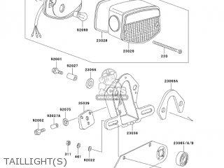 TAILLIGHT(S) - KZ1000P24 POLICE 1000 2005 USA