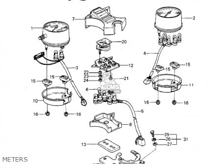 METERS - KZ1000P4 POLICE 1000 1985 USA