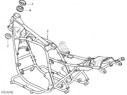 FRAME - KZ1000P5 POLICE 1000 1986 USA