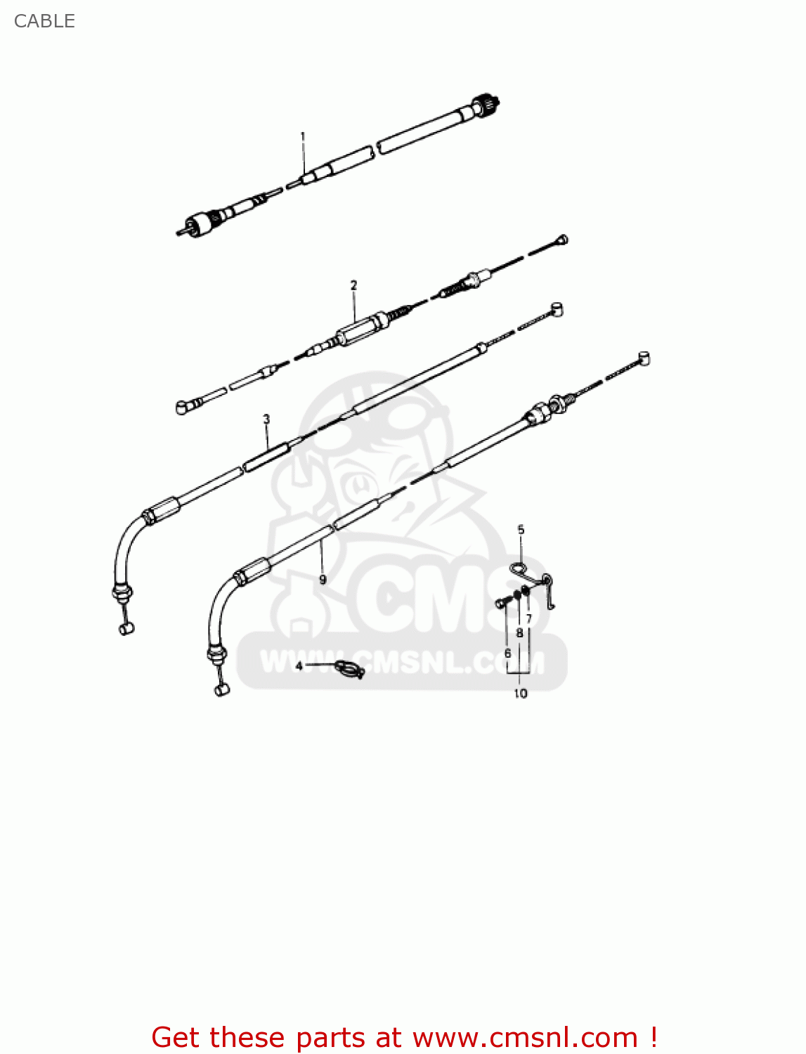 CABLE KZ1000P6 POLICE 1000 1987 USA