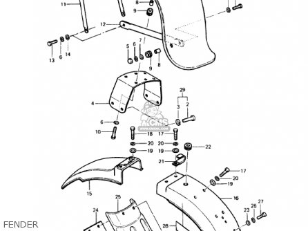 FENDER - KZ1000P6 POLICE 1000 1987 USA