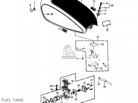 FUEL TANK - KZ1000P6 POLICE 1000 1987 USA