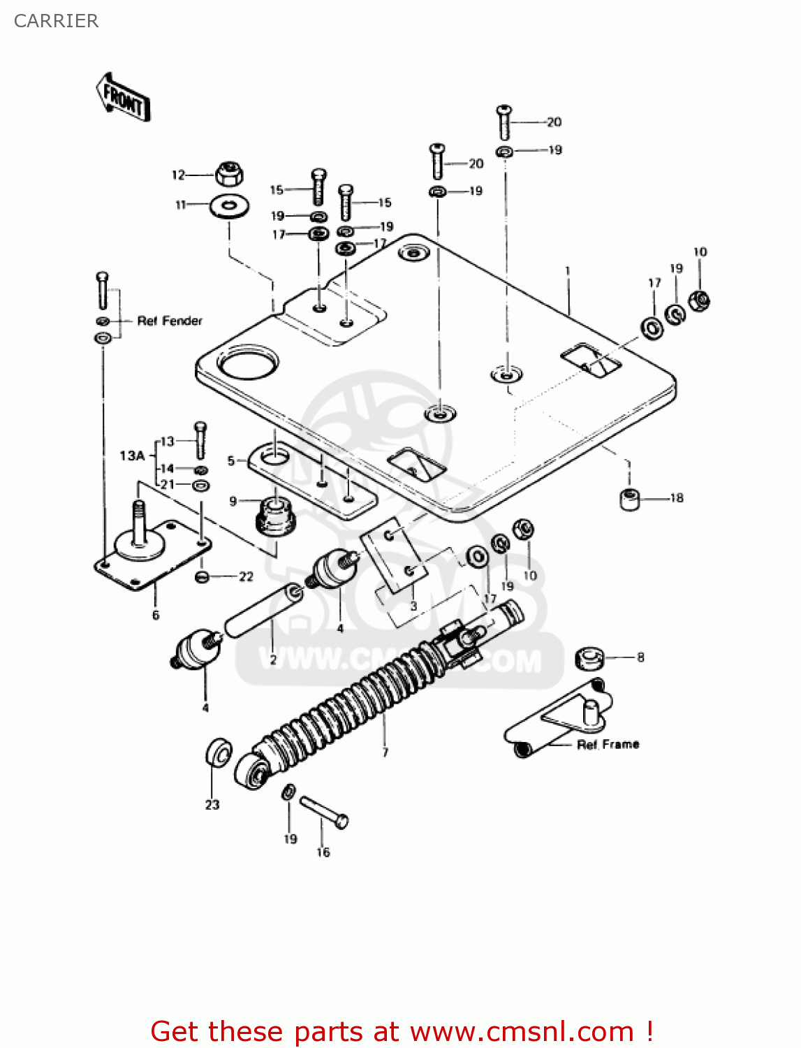 CARRIER KZ1000P7 POLICE 1000 1988 USA