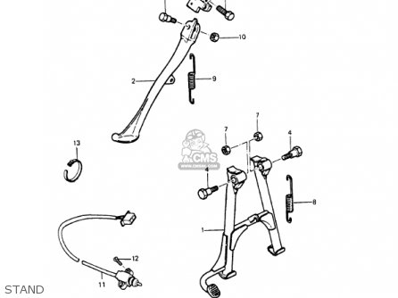STAND - KZ1000P7 POLICE 1000 1988 USA