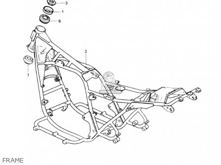 FRAME - KZ1000P7 POLICE 1000 1988 USA