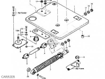 CARRIER - KZ1000P7 POLICE 1000 1988 USA