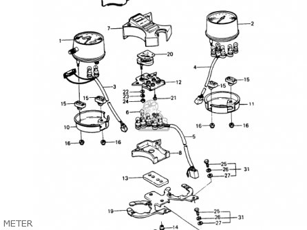 METER - KZ1000P8 POLICE 1000 1989 USA