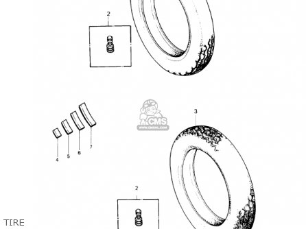 TIRE - KZ1000P8 POLICE 1000 1989 USA