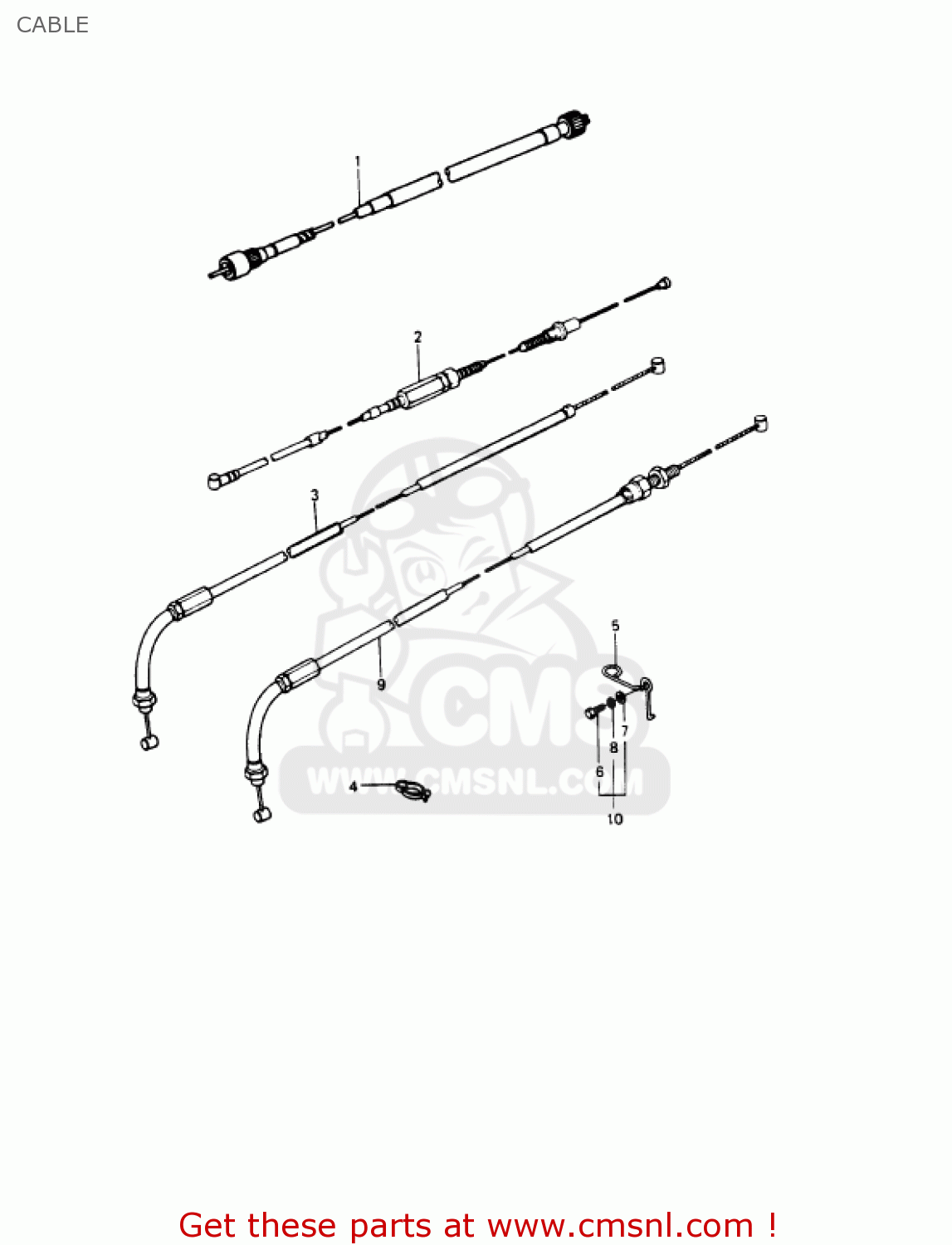 CABLE KZ1000P9 POLICE 1000 1990 USA