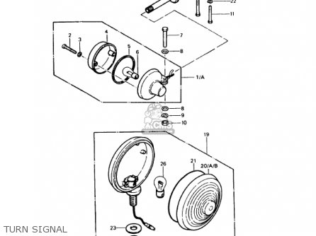 TURN SIGNAL - KZ1000P9 POLICE 1000 1990 USA