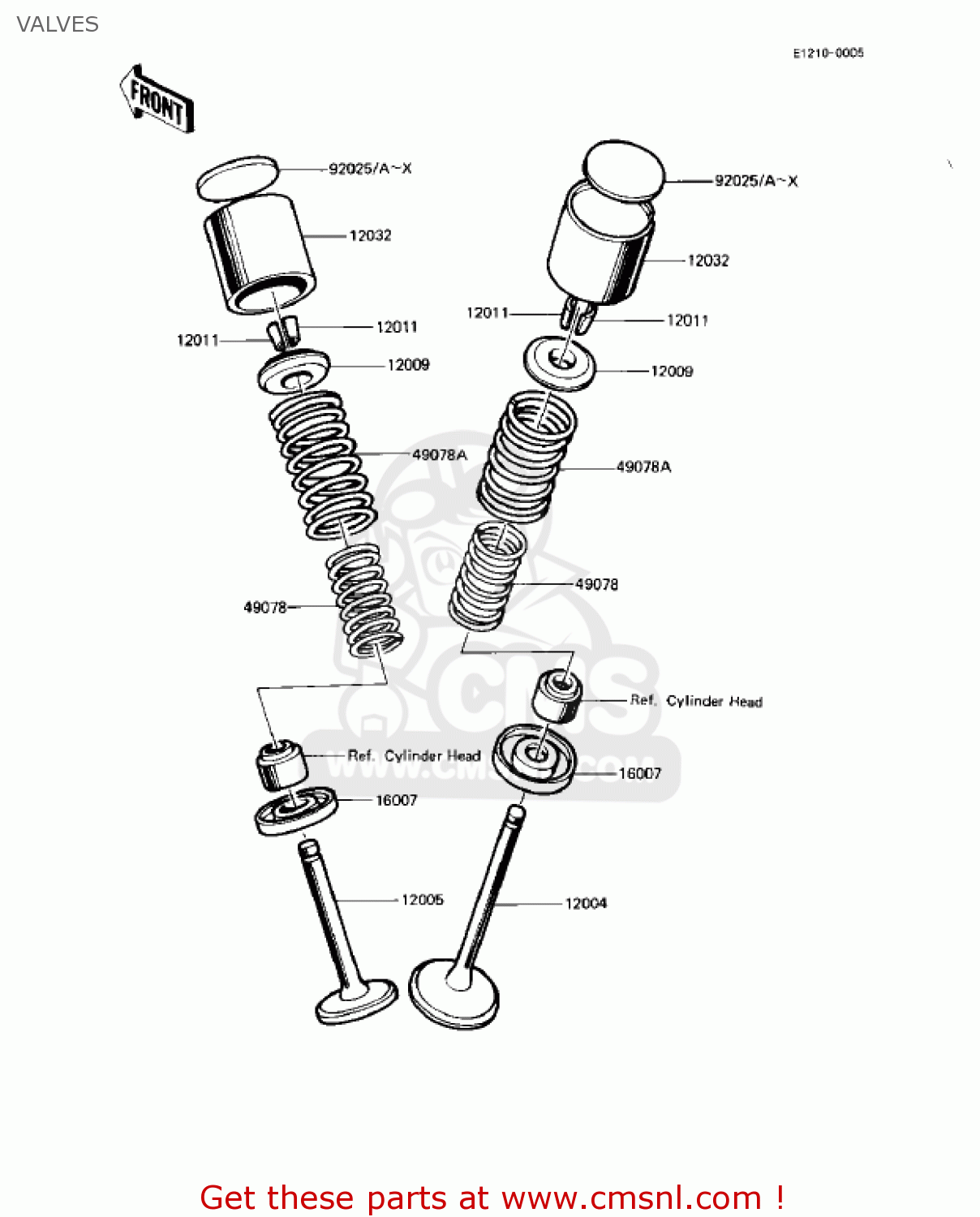 VALVES KZ1000R1 EDDIE LAWSON REPLICA 1982 USA CANADA