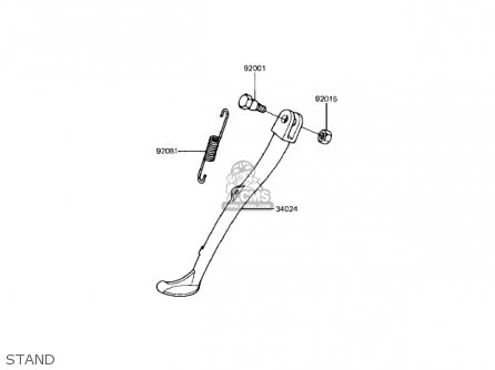 STAND - KZ1000R1 EDDIE LAWSON REPLICA 1982 USA CANADA