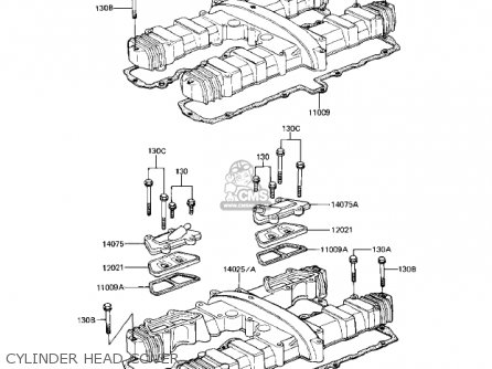 CYLINDER HEAD COVER - KZ1000R1 EDDIE LAWSON REPLICA 1982 USA CANADA