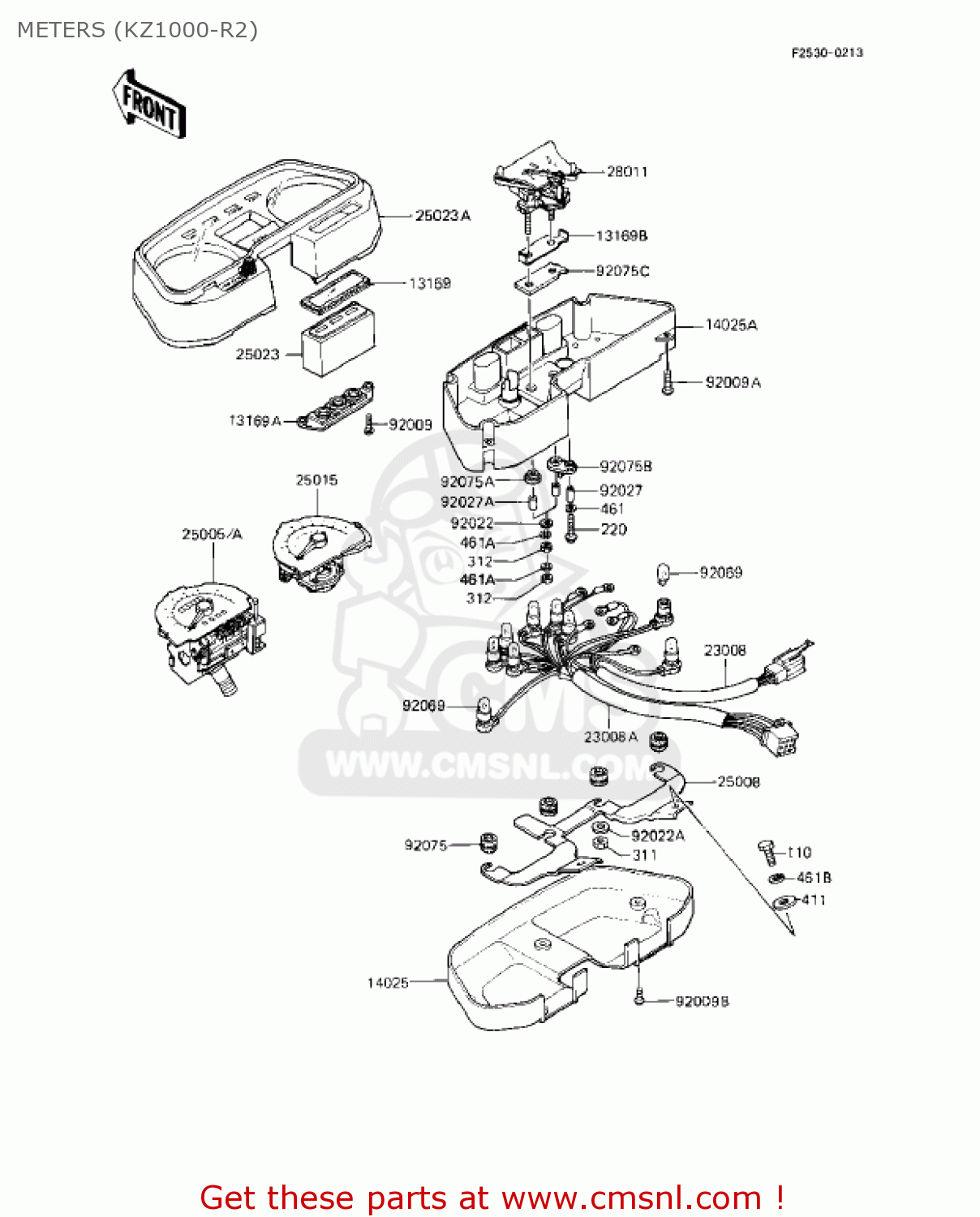 METERS (KZ1000-R2) KZ1000R2 EDDIE LAWSON REPLICA 1983 USA CANADA