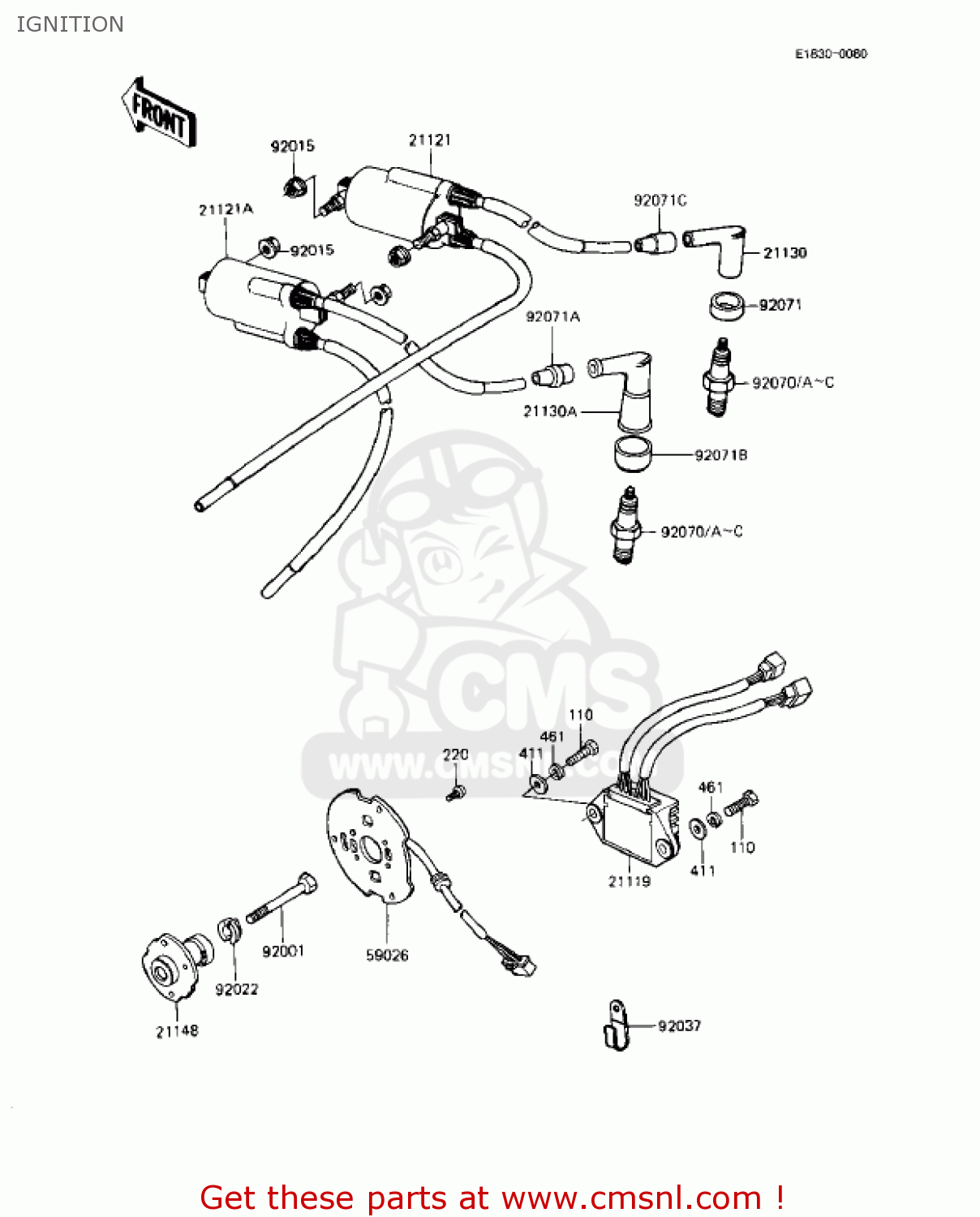 IGNITION KZ1000R2 EDDIE LAWSON REPLICA 1983 USA CANADA