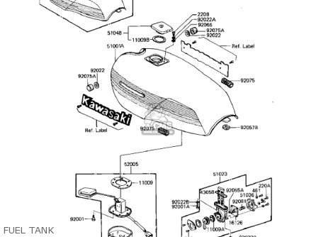 FUEL TANK - KZ1000R2 EDDIE LAWSON REPLICA 1983 USA CANADA