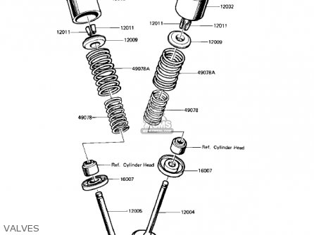 VALVES - KZ1000R2 EDDIE LAWSON REPLICA 1983 USA CANADA