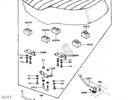 SEAT - KZ1100A1 SHAFT 1981 USA CANADA