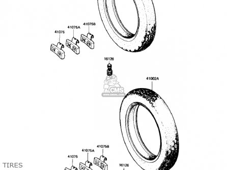 TIRES - KZ1100A1 SHAFT 1981 USA CANADA