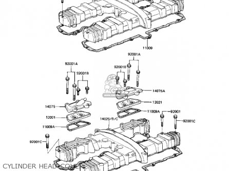 CYLINDER HEAD COVER - KZ1100A3 SHAFT 1983 USA CANADA
