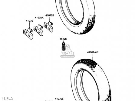 TIRES - KZ1100B2 GPZ 1982 USA CANADA