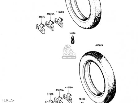 TIRES - KZ1100D1 SPECTRE 1982 USA CANADA